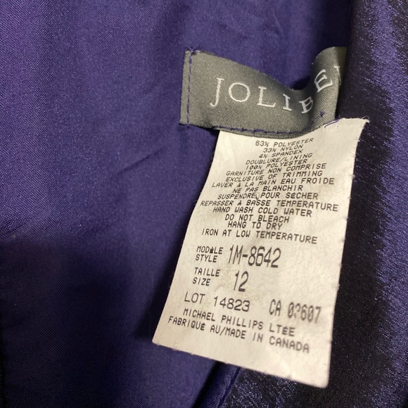 Beautiful Jewel purple dress size 12. Worn once. - Picture 2 of 2